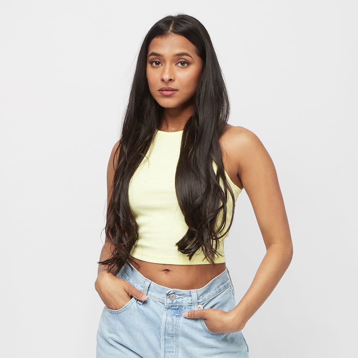 Cropped Rib Top