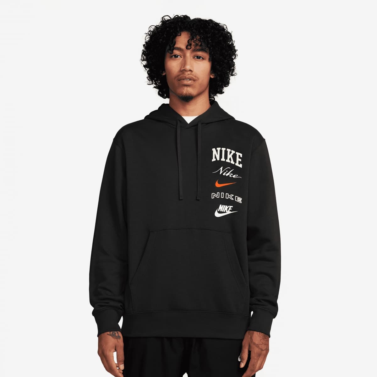 Club Fleece Hoodie Stack Graphics