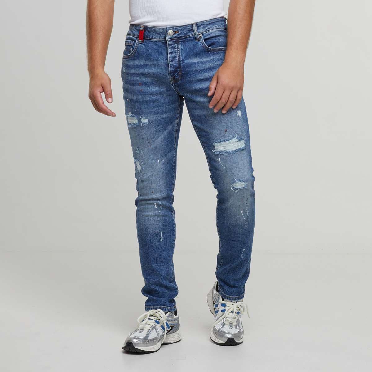 Julio Ripped Slim Fit Jeans