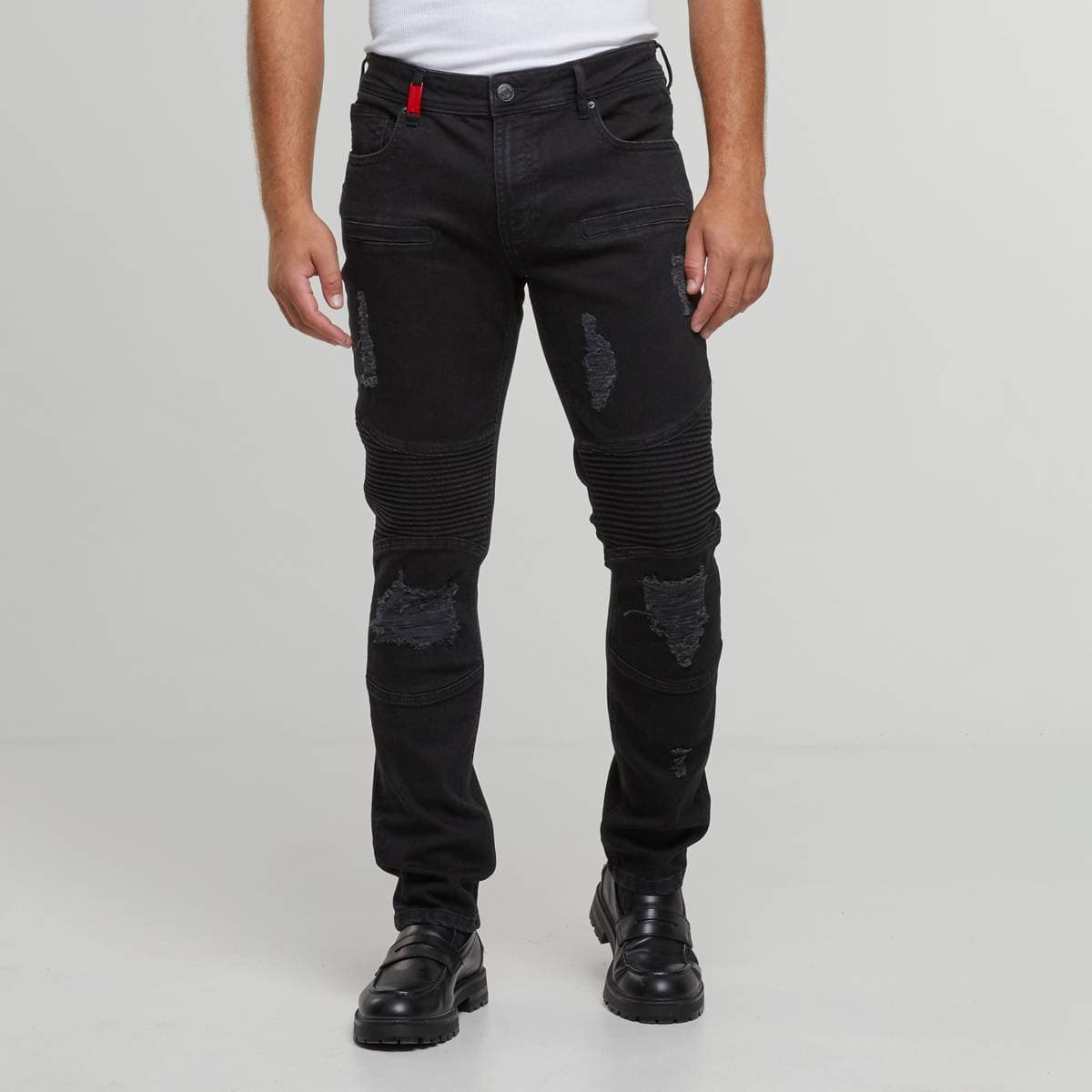 Oscar Ripped Slim Fit Jeans