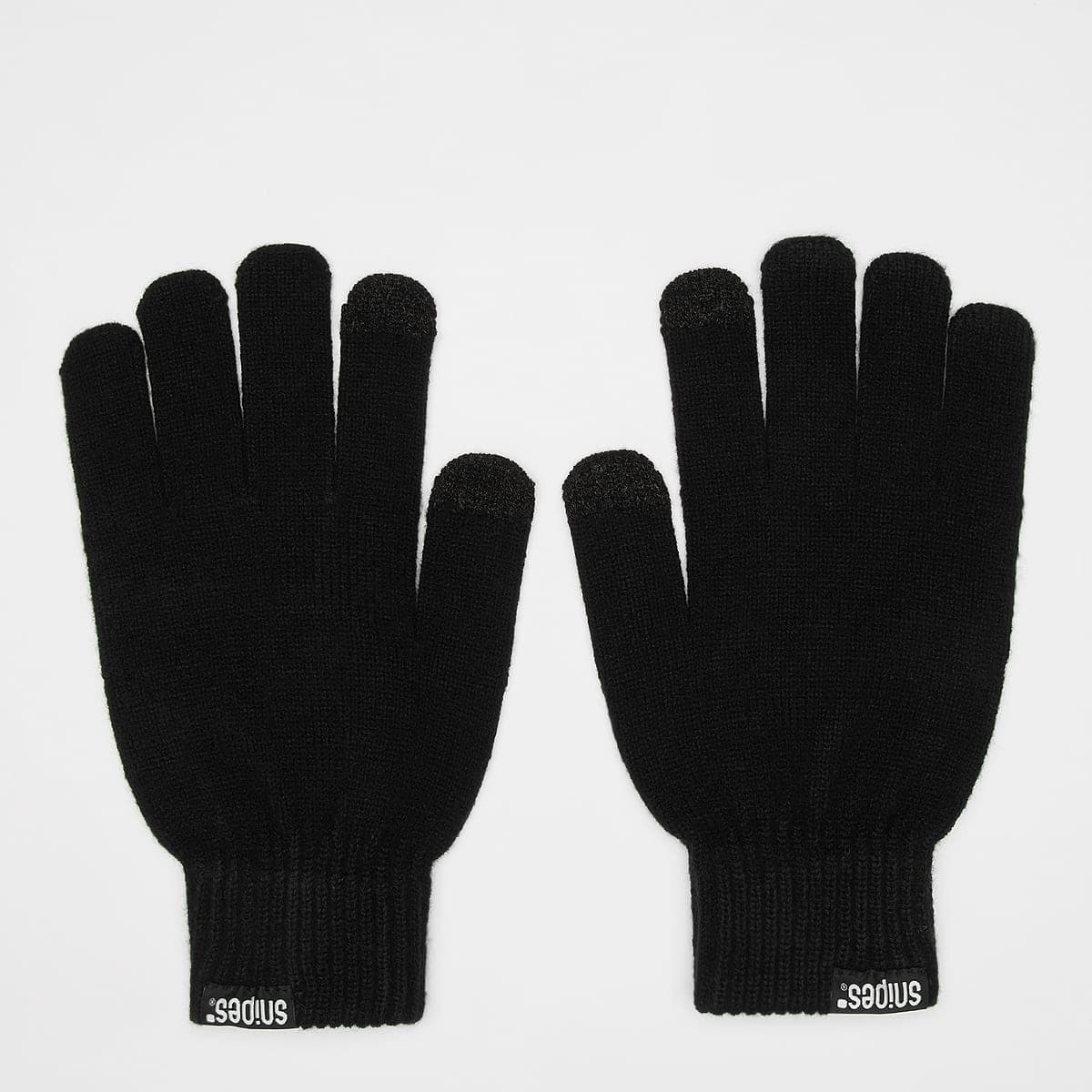 Woven Basic Logo Knitted Gloves
