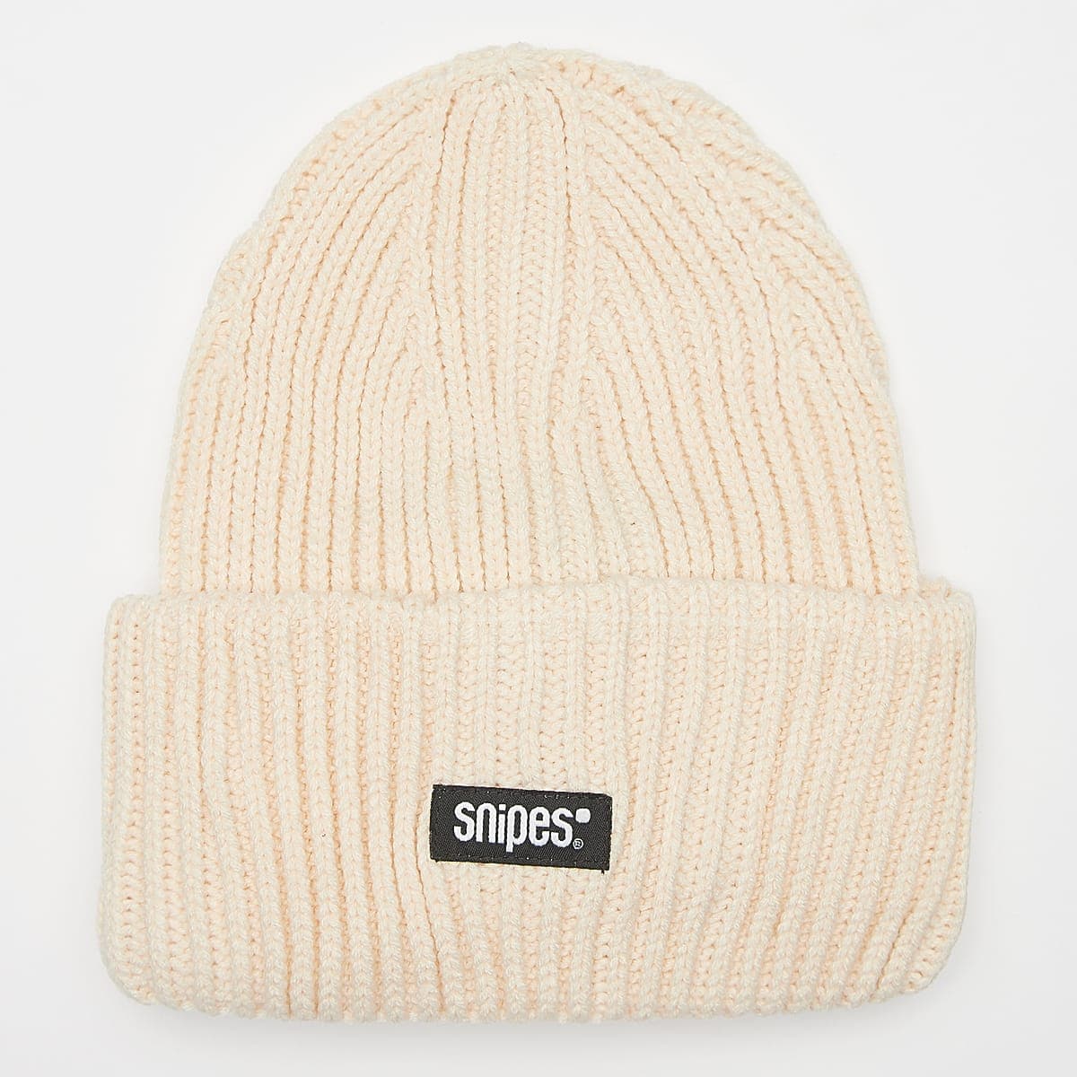 Woven Logo Knit Beanie 