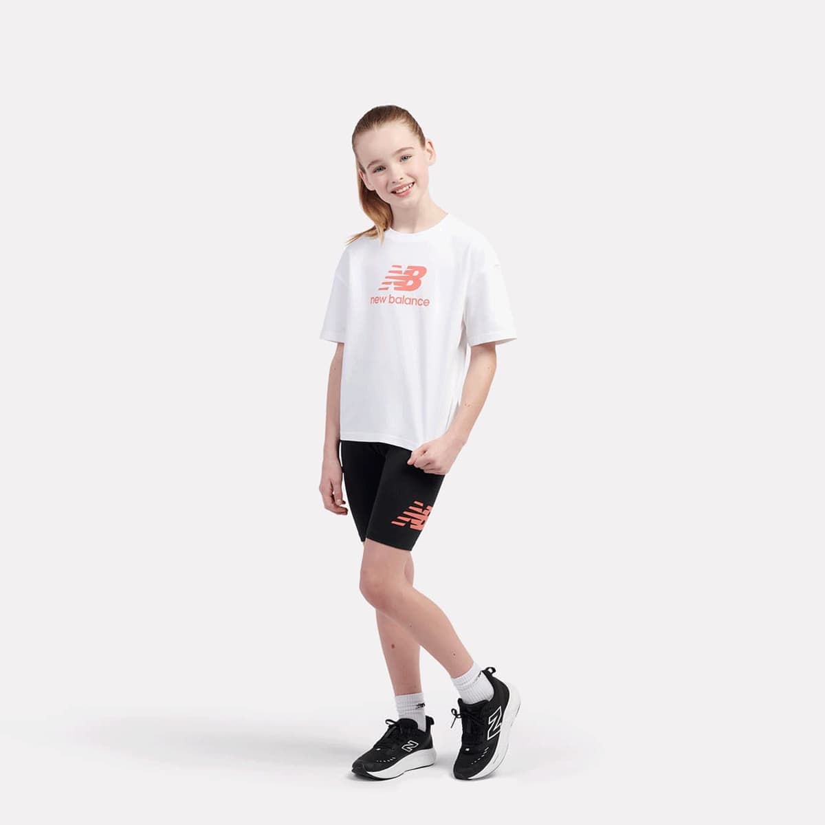 Stacked Logo Tee And Cycle Short Set