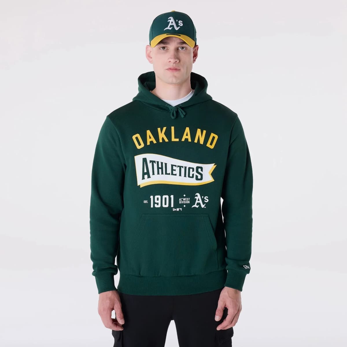 MLB Pennant Graphic Hoodie Oakland Athletics