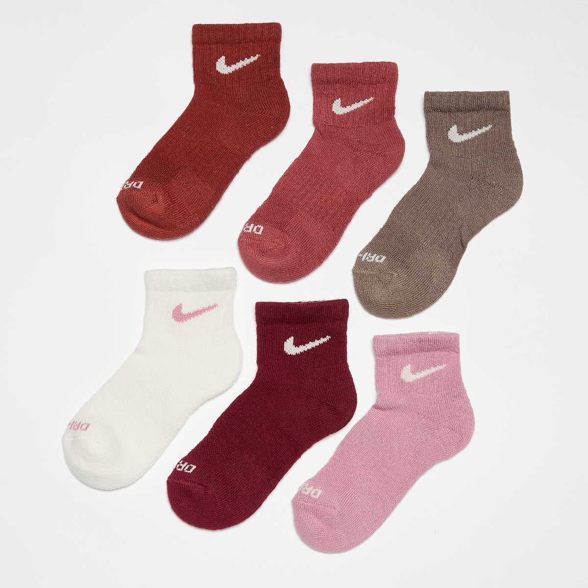 6 PACK - Dri-FIT Performance Basic Quarter Socks