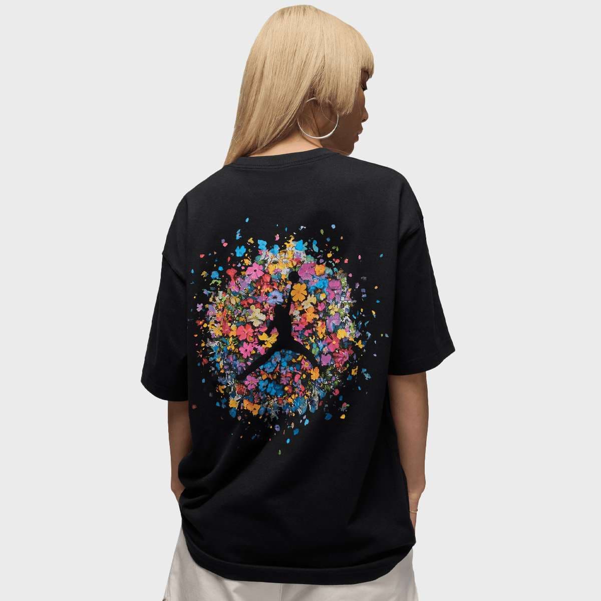 Flight Oversized Graphic Floral Twist Shortsleeve Tee