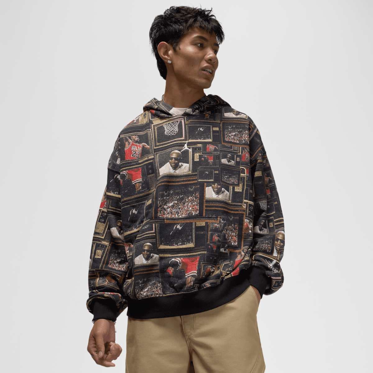 All Over Print Fleece Hoodie