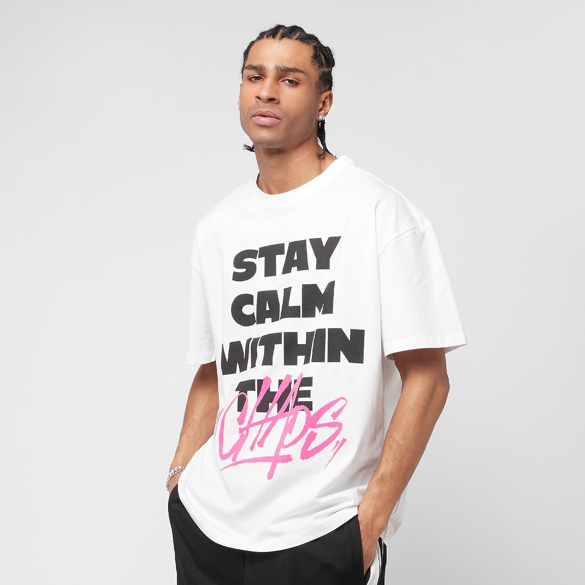 Stay Calm In Chaos Oversize Tee