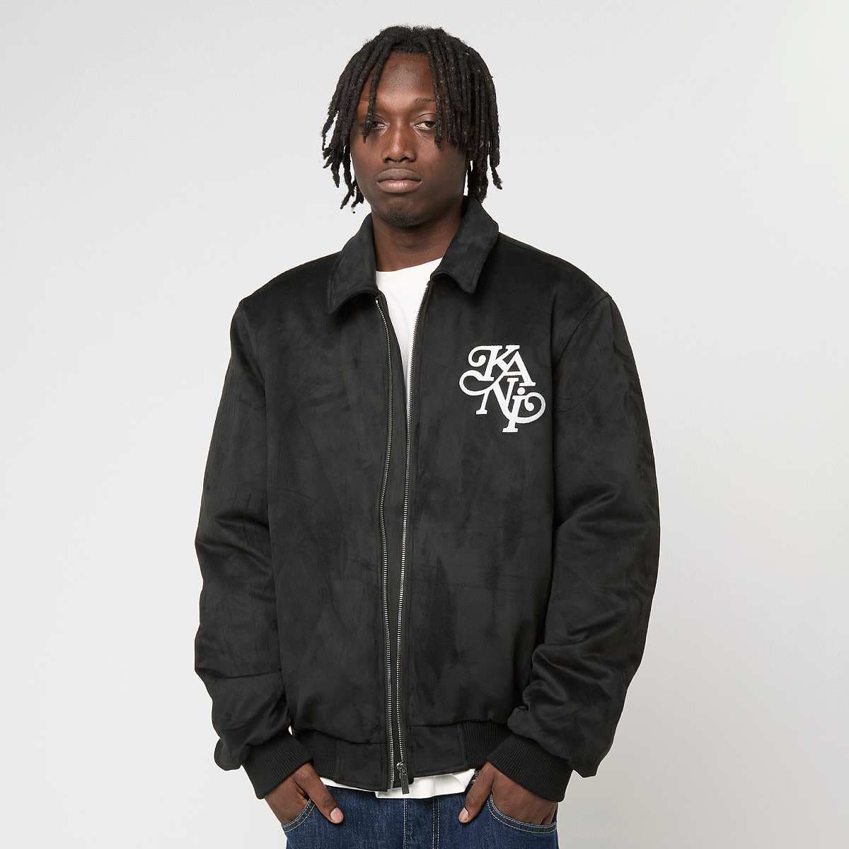 Kani Legacy Faux Suede Bowling Jacket