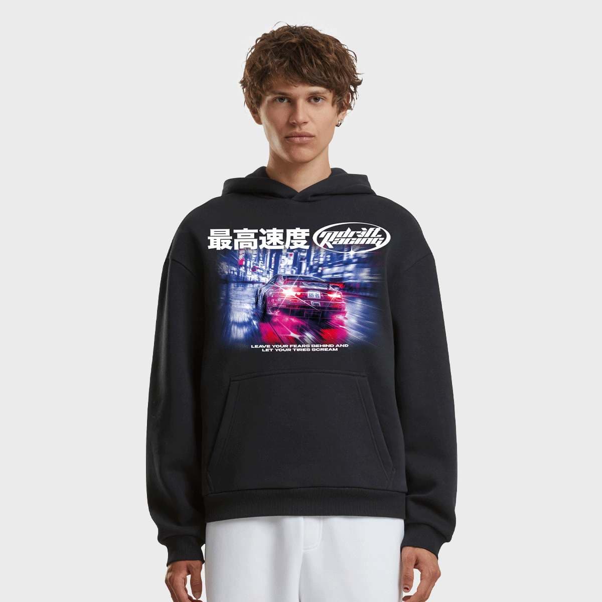 Drift Racing Fluffy Hoody