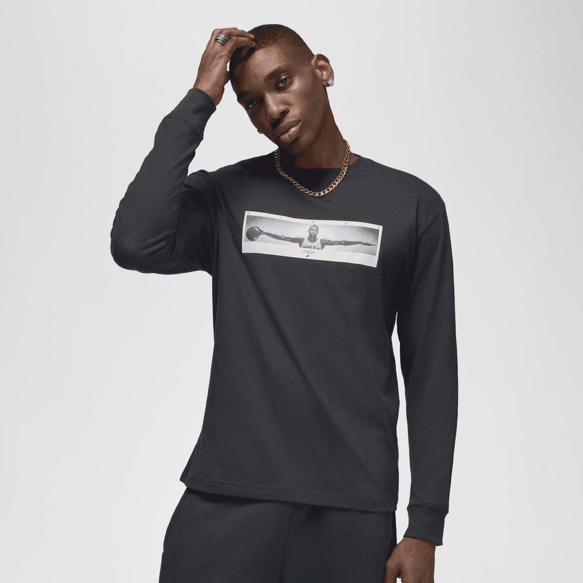 Brand Photo Long Sleeve Crew