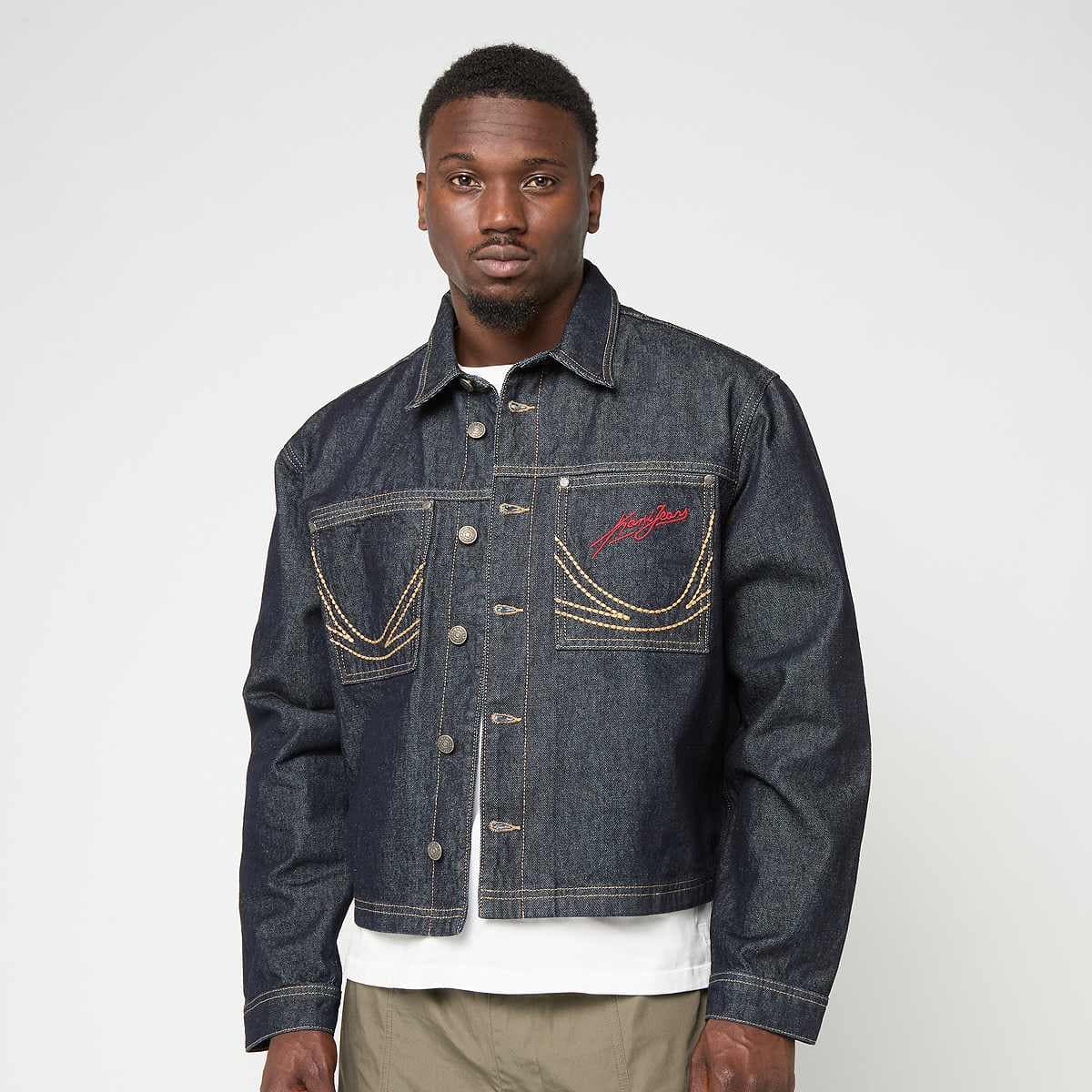 Kani Jeans Cropped Rinsed Denim Jacket