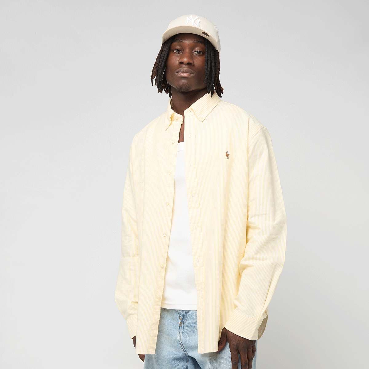 CUBDPPCS-LONG SLEEVE-SPORT SHIRT 6636d yellow oxford/white