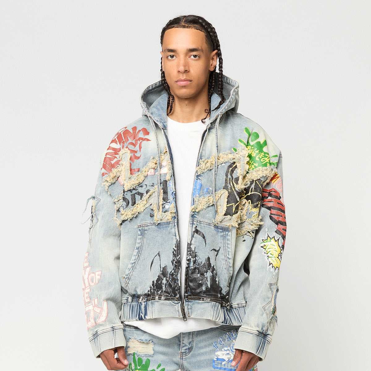 Graffiti Denim Jacket