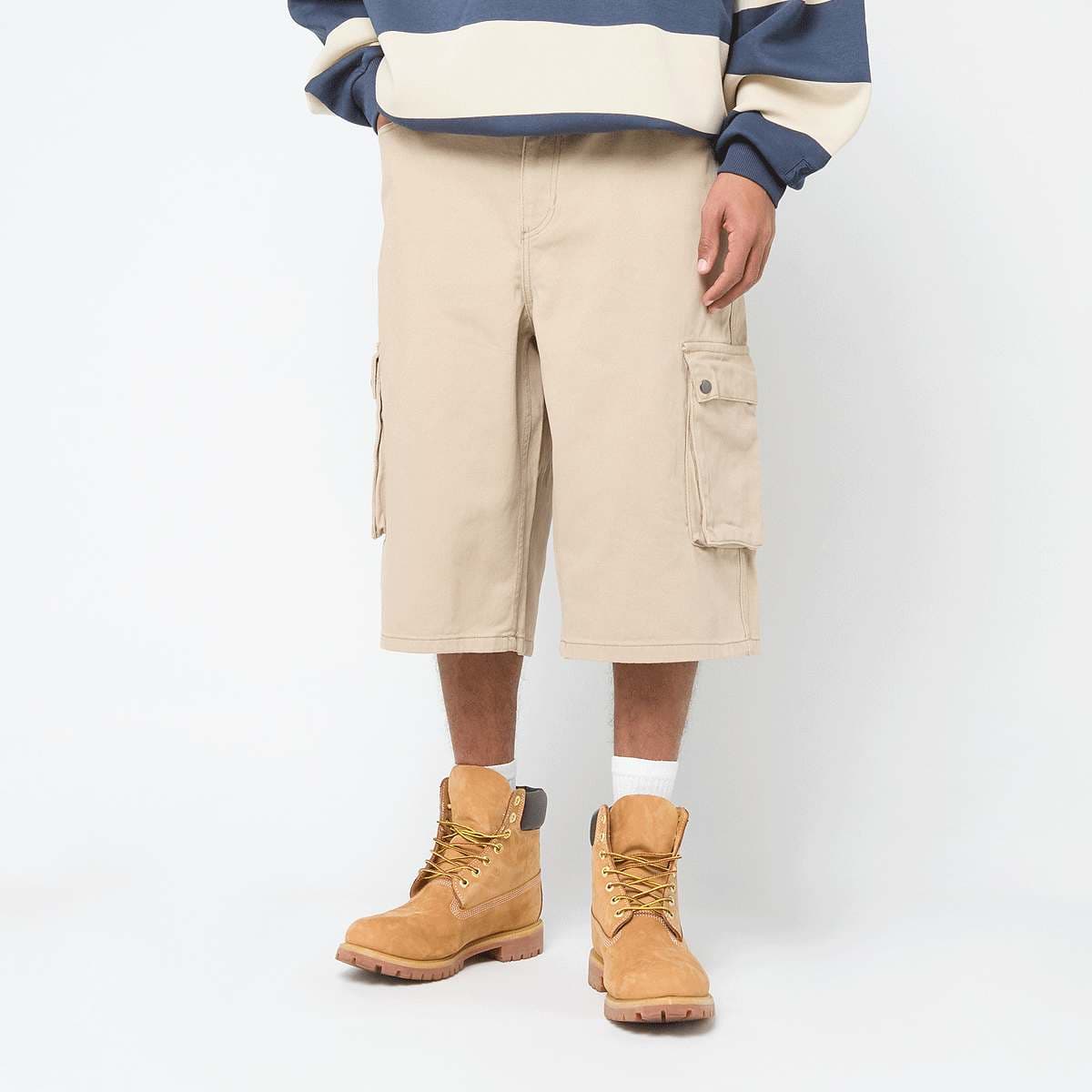 Washed Workwear Cargo Shorts