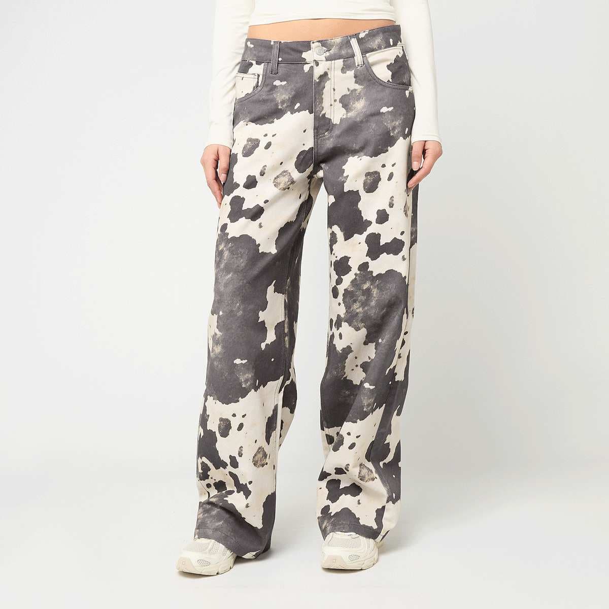 Cow Print Baggy Pants