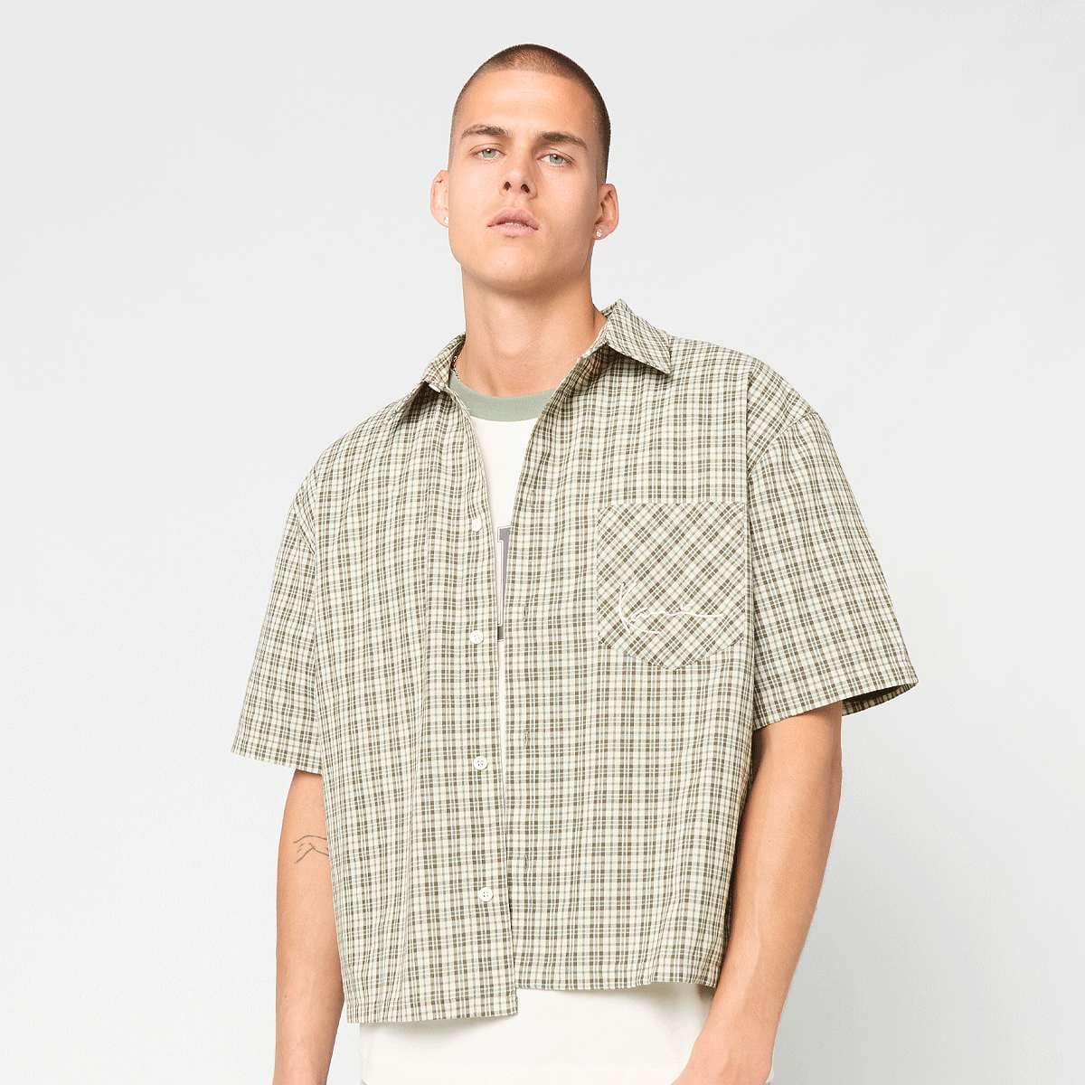Signature Check Boxy Shirt