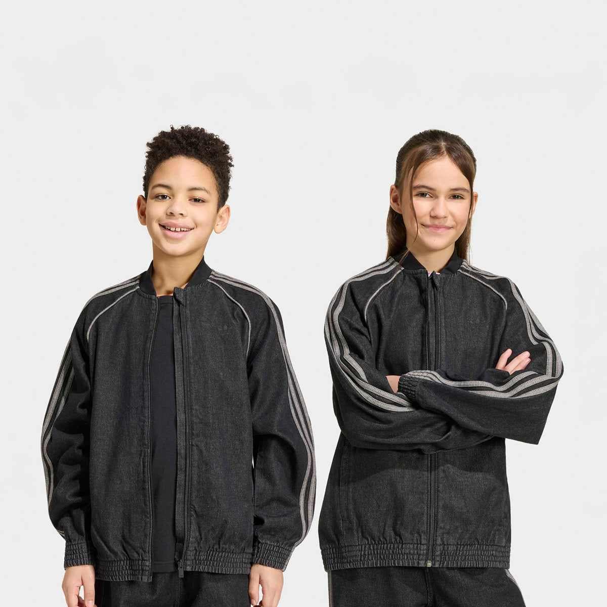 Superstar Loose Denim Track Top