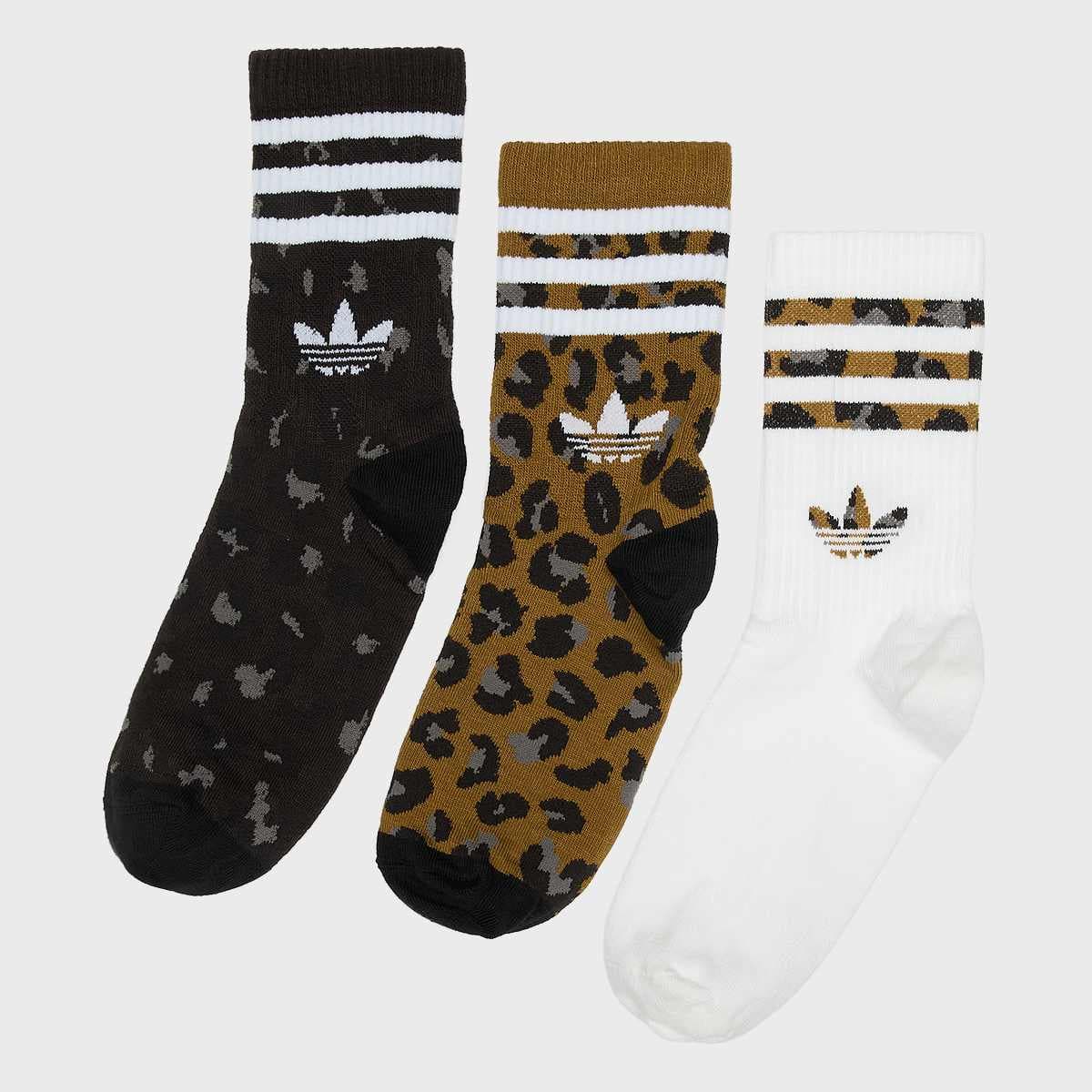 3 PACK - Leo Crew Socks