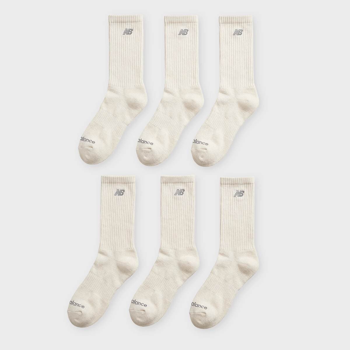 6 PACK - Kids Patch Logo Midcalf Socks