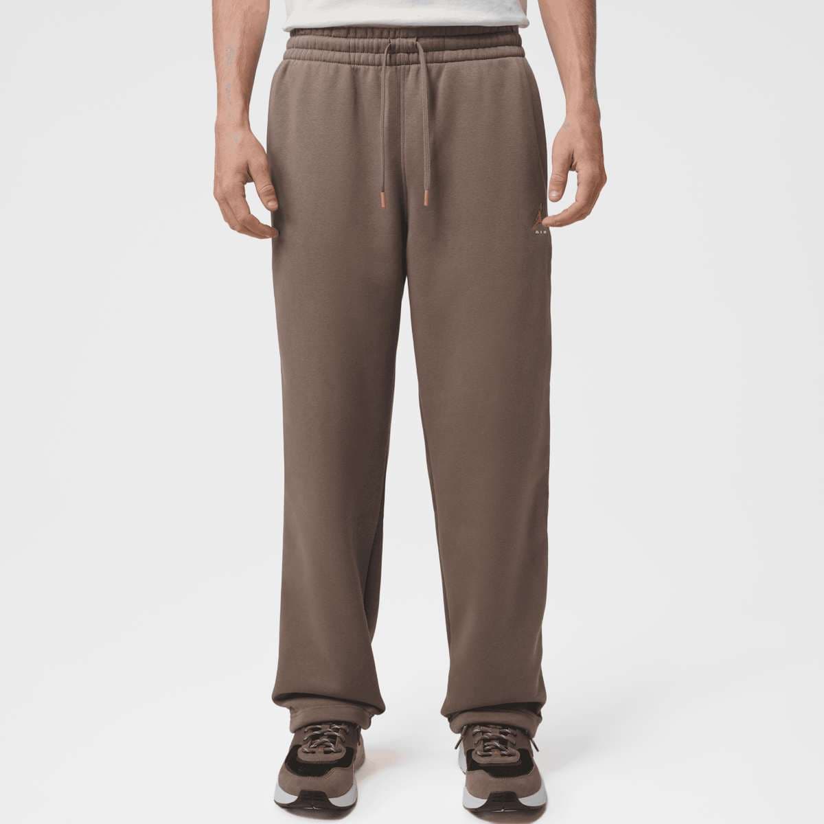 Brooklyn Statement Fleece Open-Hem Pants