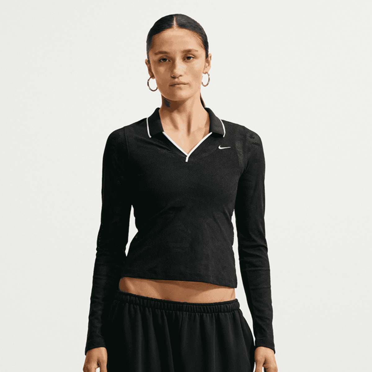Chill Knit Longsleeve Stitch Lace Top