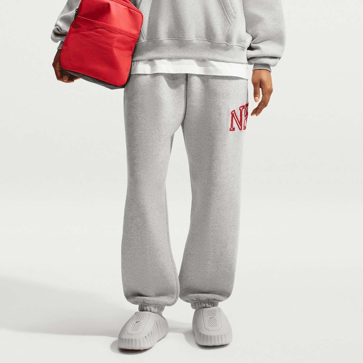 Studio Fleece Medium Weight "Graphic Pack" Oversized Cuffed Logo Pants