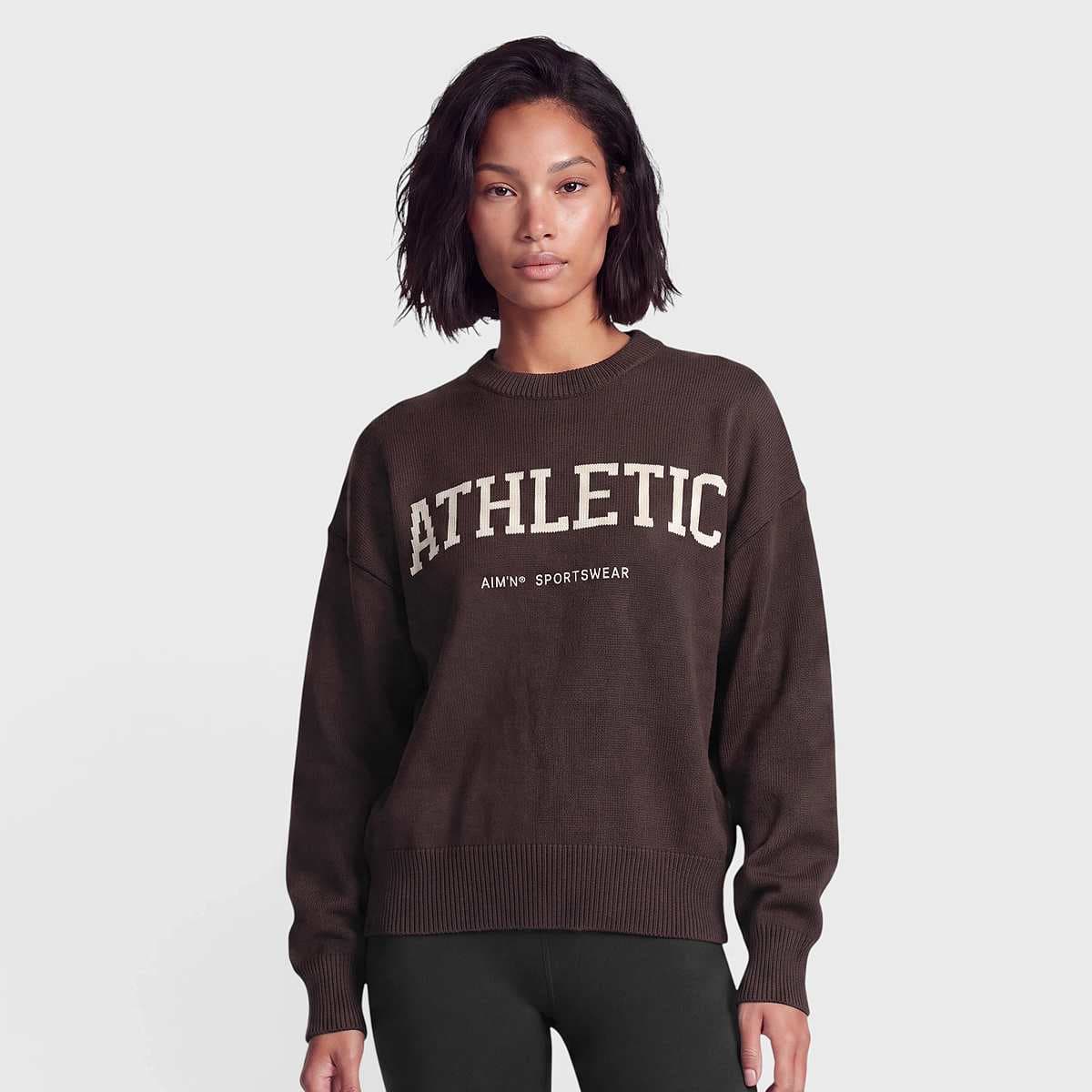 Athletic Knit Sweatshirt 