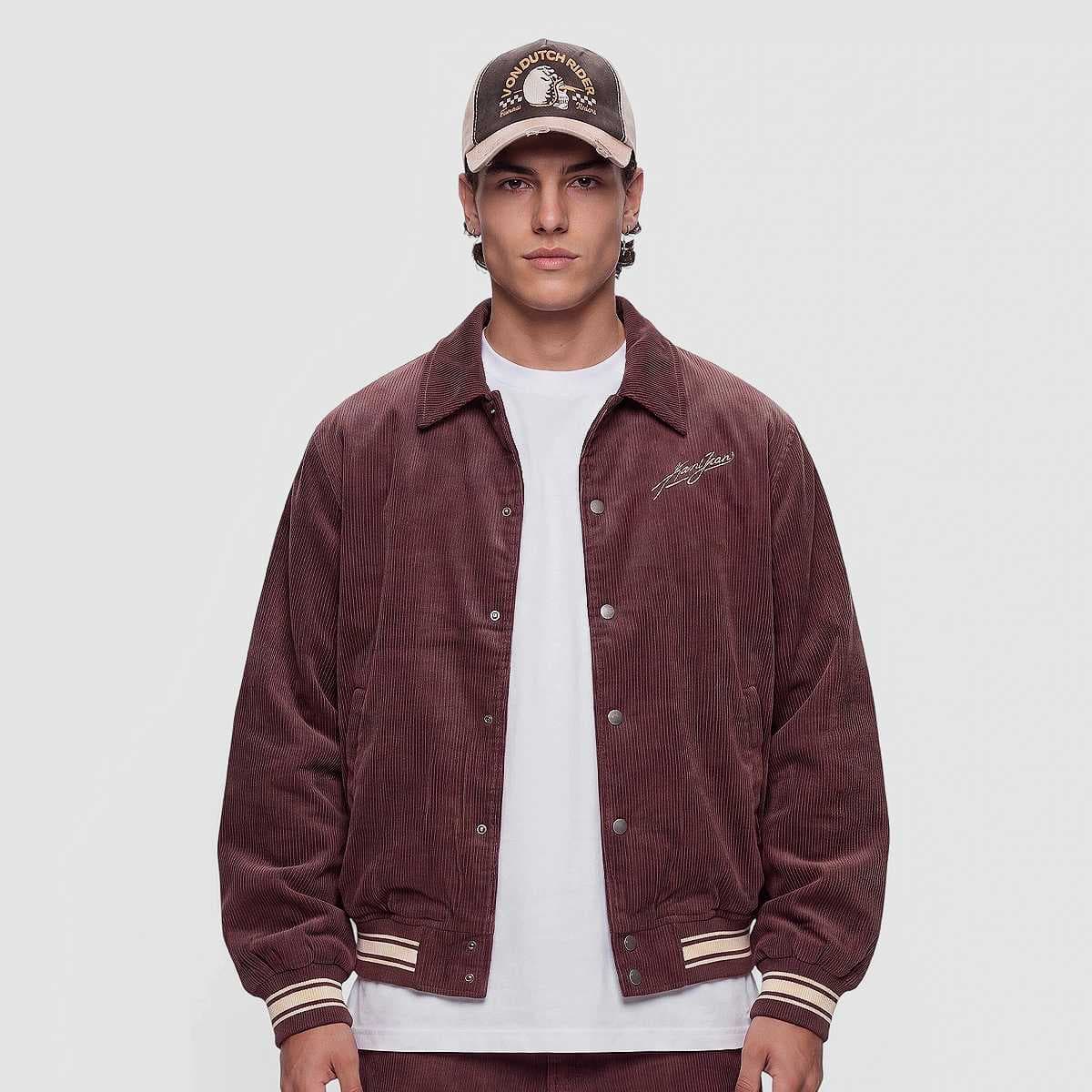 Corduroy Oversized College Jacket