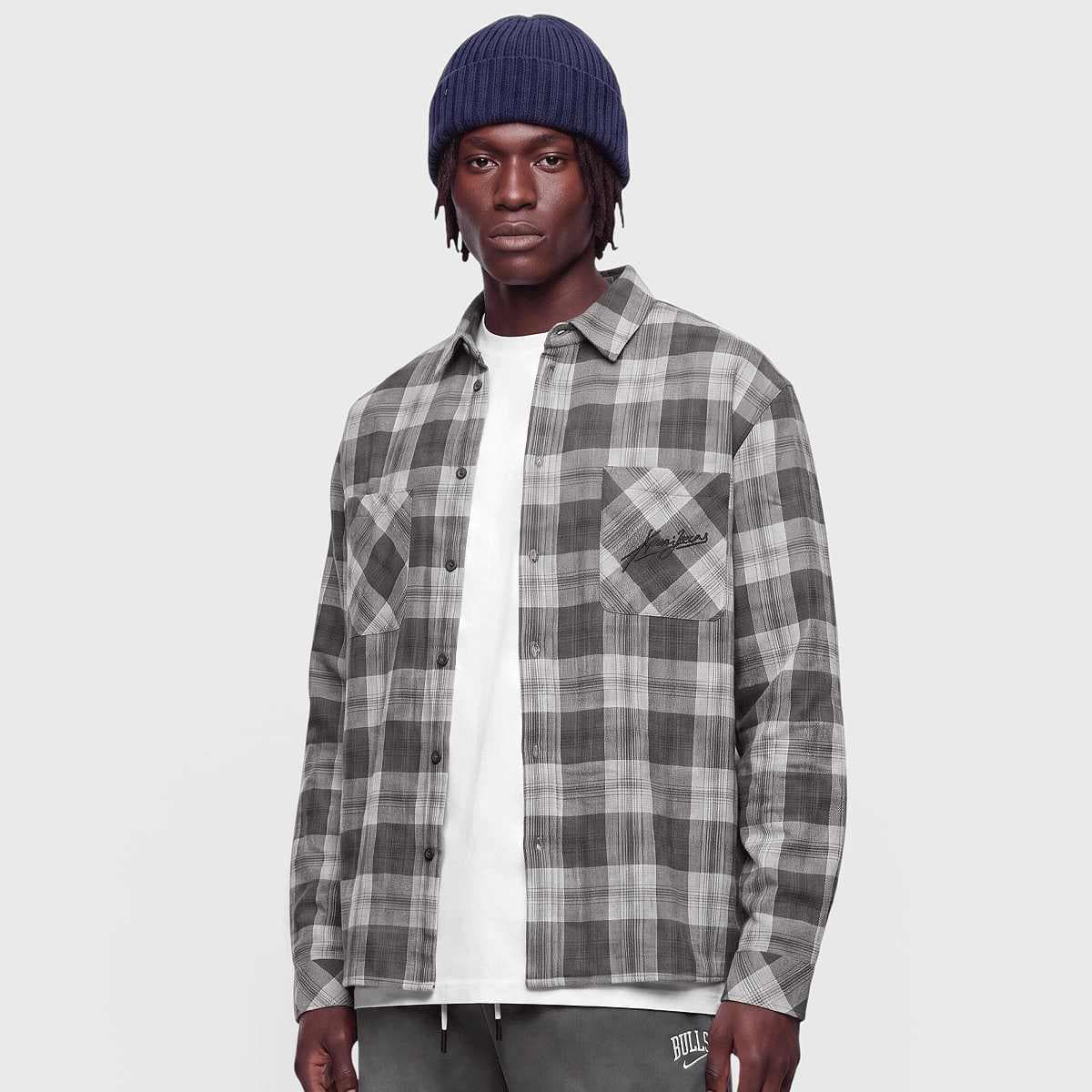 Kani Jeans Check Flannel Oversized Shirt