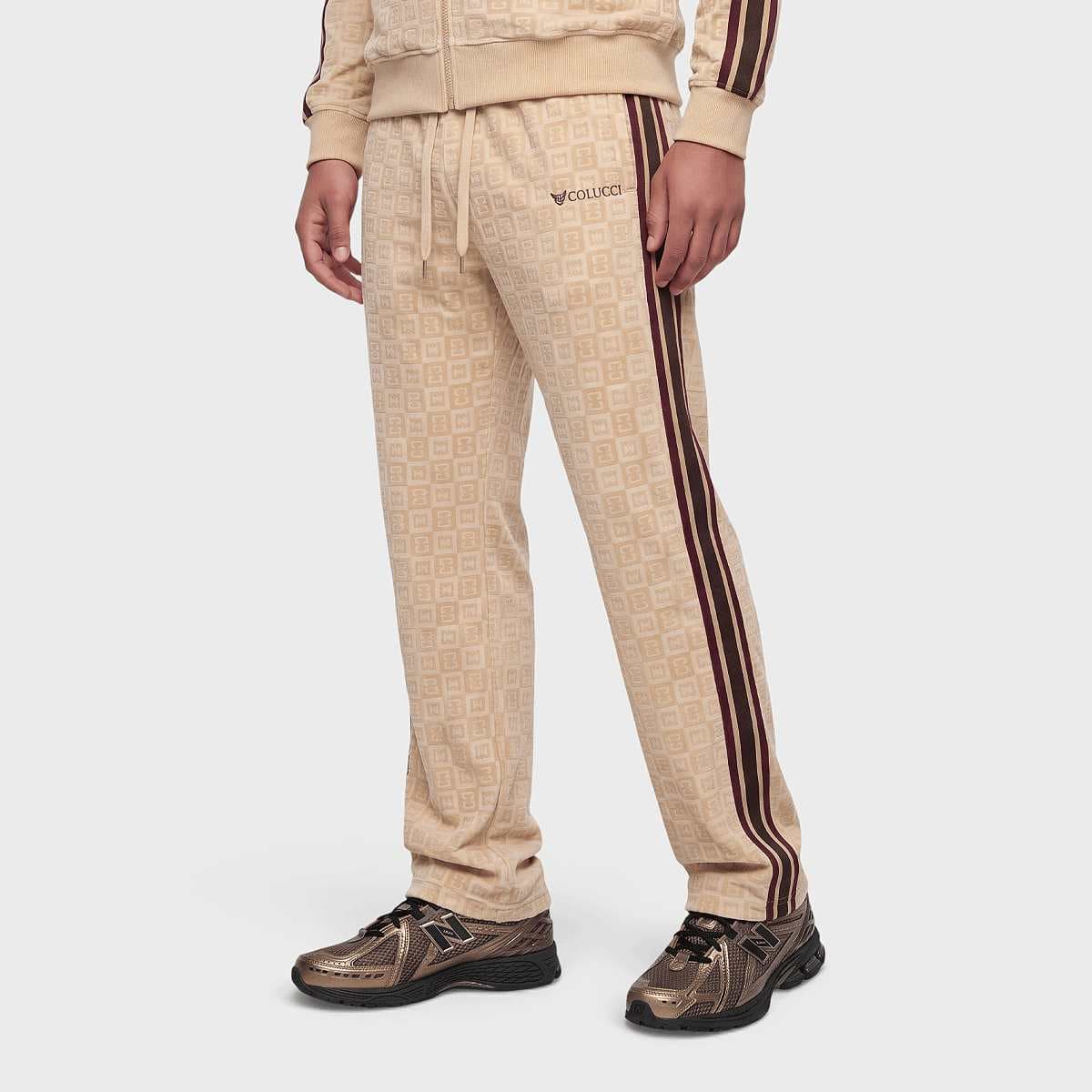 Velours Checkerboard Trackpants