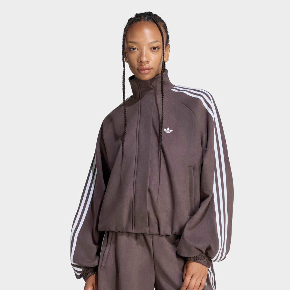 Faux Suede Tracktop
