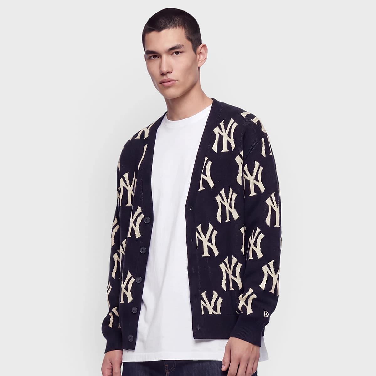 MLB Logo All Over Print Cardigan