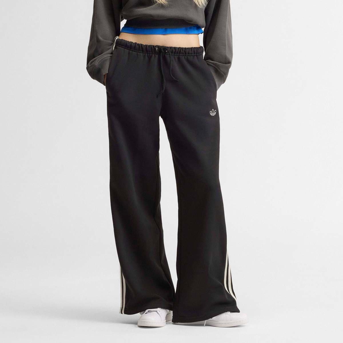 adiSignature 3 Stripes Open Hem Sweatpants