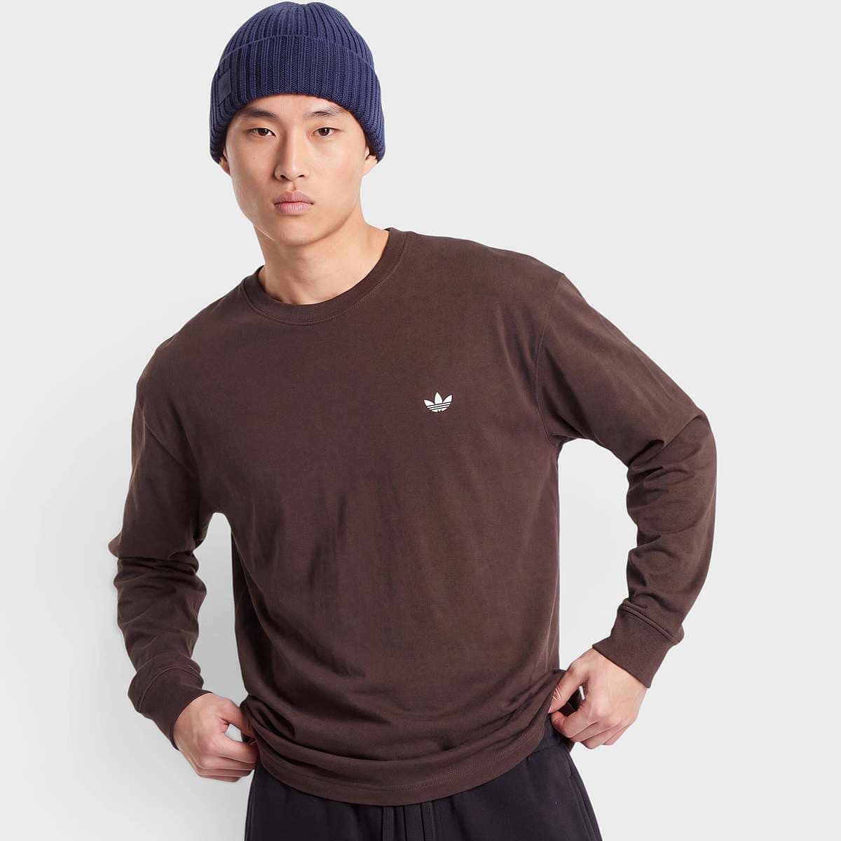 Trefoil Essentials Loose Long Sleeve T-Shirt