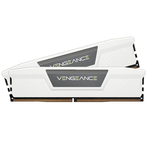 CORSAIR Vengeance DDR5 RAM 32GB (2x16GB) 6000MHz CL30-36-36-76 1.4V AMD Expo &amp; Intel XMP Desktop-Computer-Speicher - Weiß (CMK32GX5M2B6000Z30W)