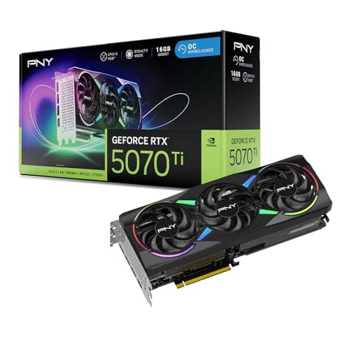 PNY GeForce RTX™ 5070Ti 16GB ARGB OC Triple Fan Grafikkarte DLSS 4