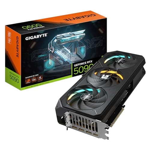 Gigabyte GeForce RTX 5090 Gaming OC 32G Grafikkarte - 32GB GDDR7, 512 Bit, PCI-E 5.0, 2550MHz Core Clock, 3 x DP 2.1a, 1 x HDMI 2.1b, NVIDIA DLSS 4, GV-N5090GAMING OC-32GD