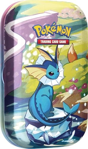 Pokémon TCG: Scarlet &amp; Violet – Prismatic Evolutions Mini-Dose – Vaporeon (2 Boosterpacks &amp; 1 Münze)