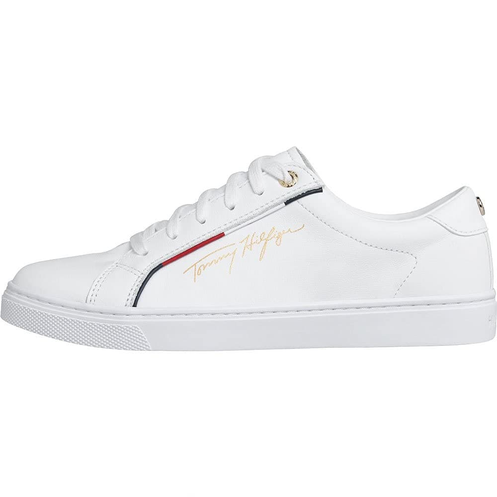 Tommy Hilfiger Damen Cupsole Sneaker Tommy Signature Schuhe