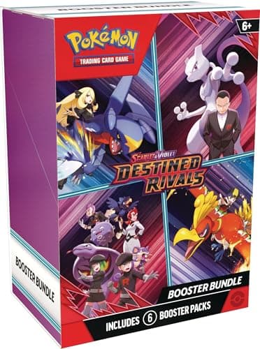 Pokémon TCG: Scarlet &amp; Violet – Destined Rivals Booster Bundle (6 Booster Packs)