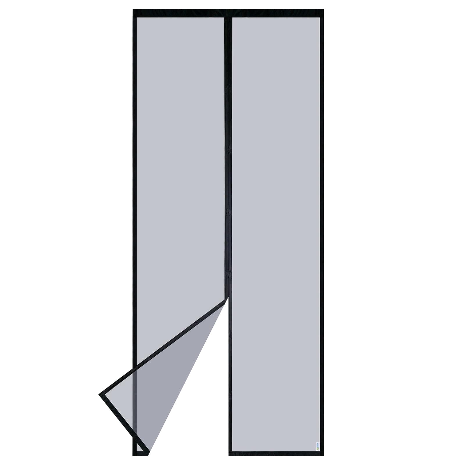 Apalus VP Zanzariera Magnetica per Porta Balcone 120×240 cm, 2× più resistente del modello Classico, anti-graffio per gatti, magneti più forti, fascia auto-adesiva larga 3,8 cm, non accorciabile