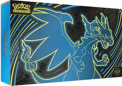 Pokémon: Ultra-Premium-Mega-Glurzard X-ex Kollektion vom Pokémon TCG (Zwei holografische Promokarten, 18 Booster-Packs und Premium-Zubehör)