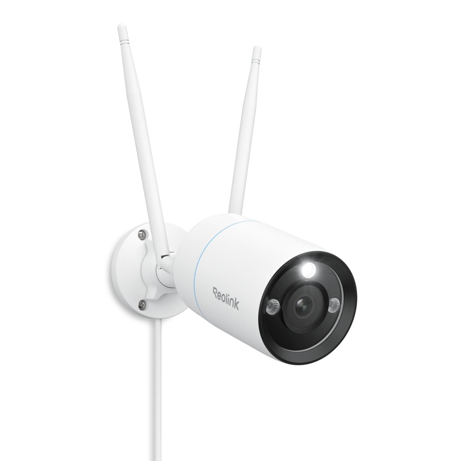 Reolink 4K Camara Vigilancia WiFi Exterior, Detección y Alerta de Personas/Vehículos/Animales, Cámara IP Soporte Wi-Fi 6, Visión Nocturna, Audio Bidireccional, Carcasa Metálica IP67, RLC-810WA