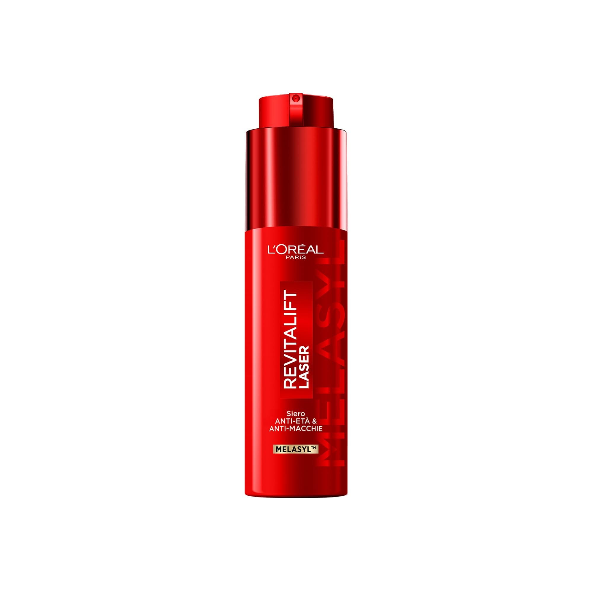 L'Oréal Paris Siero in Crema Anti Età Tripla Azione su Rughe, Macchie e Luminosità, Con Vitamina C, Niacinamide e Melasyl, Revitalift Laser Melasyl, 50ml