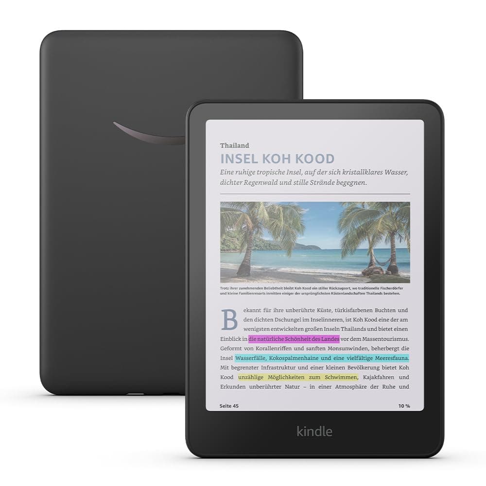 Amazon Kindle Colorsoft (neueste Generation) – Mit Farb-Display und Frontlicht mit verstellbarer Farbtemperatur – 16 GB