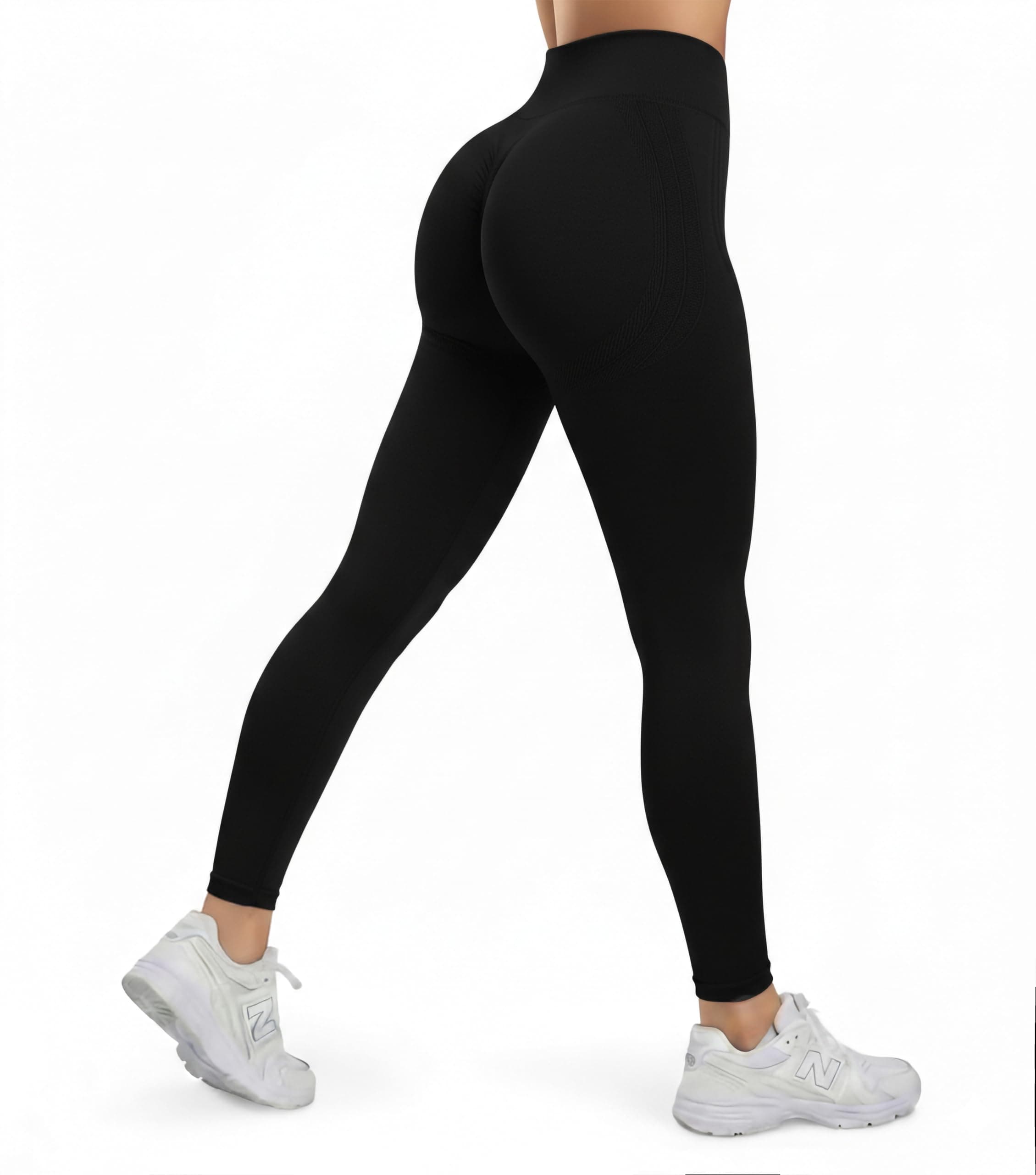 SMILODOX Leggings Damen Trixy, High Waist Yogahose mit Scrunch-Effekt, Stretch Sporthose nahtlos & figurformend, Push-Up Booty, elastischer Bund, ideal für Yoga, Pilates & aktive Workouts