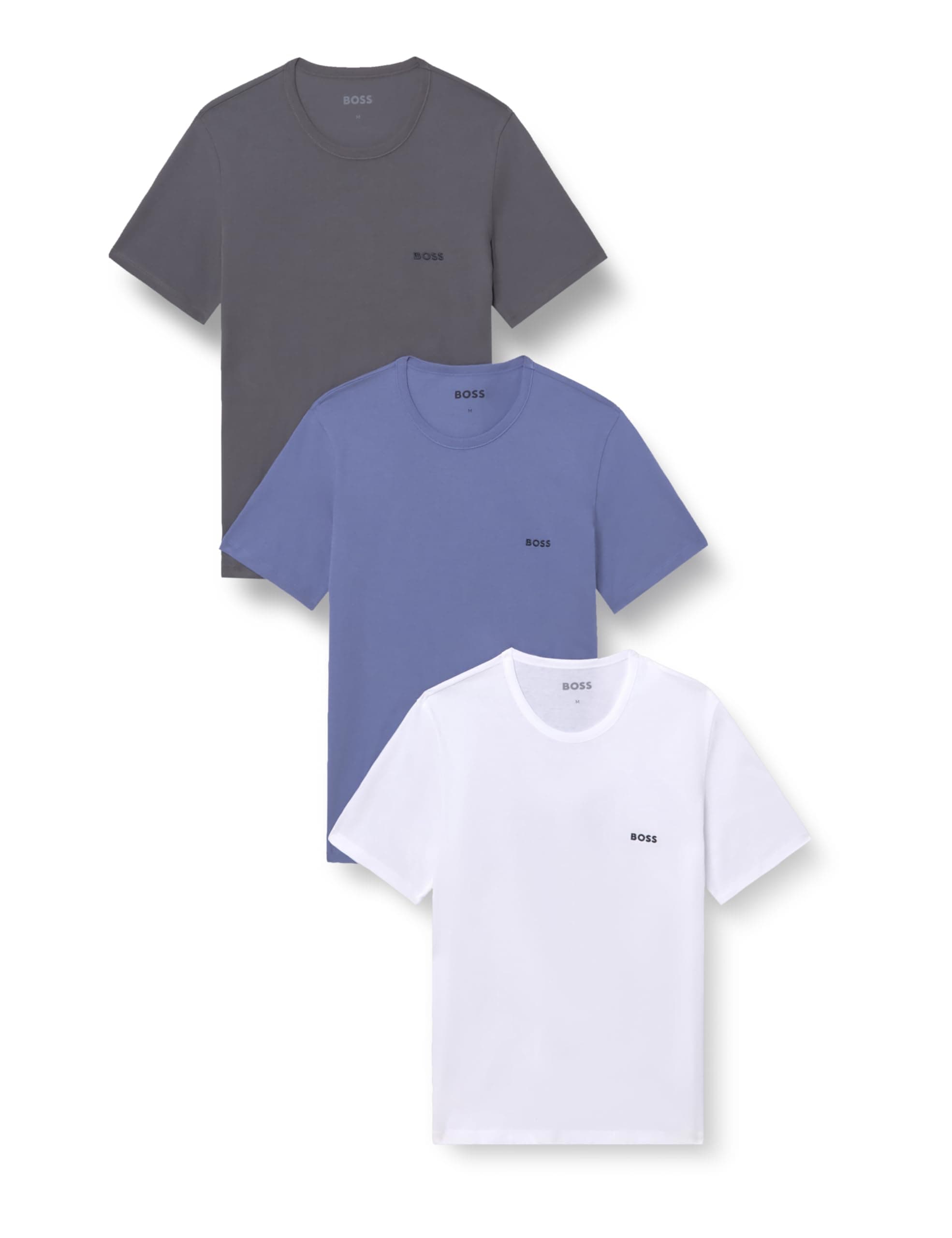 BOSS Herren T-shirt Rn 3p Co T-Shirt