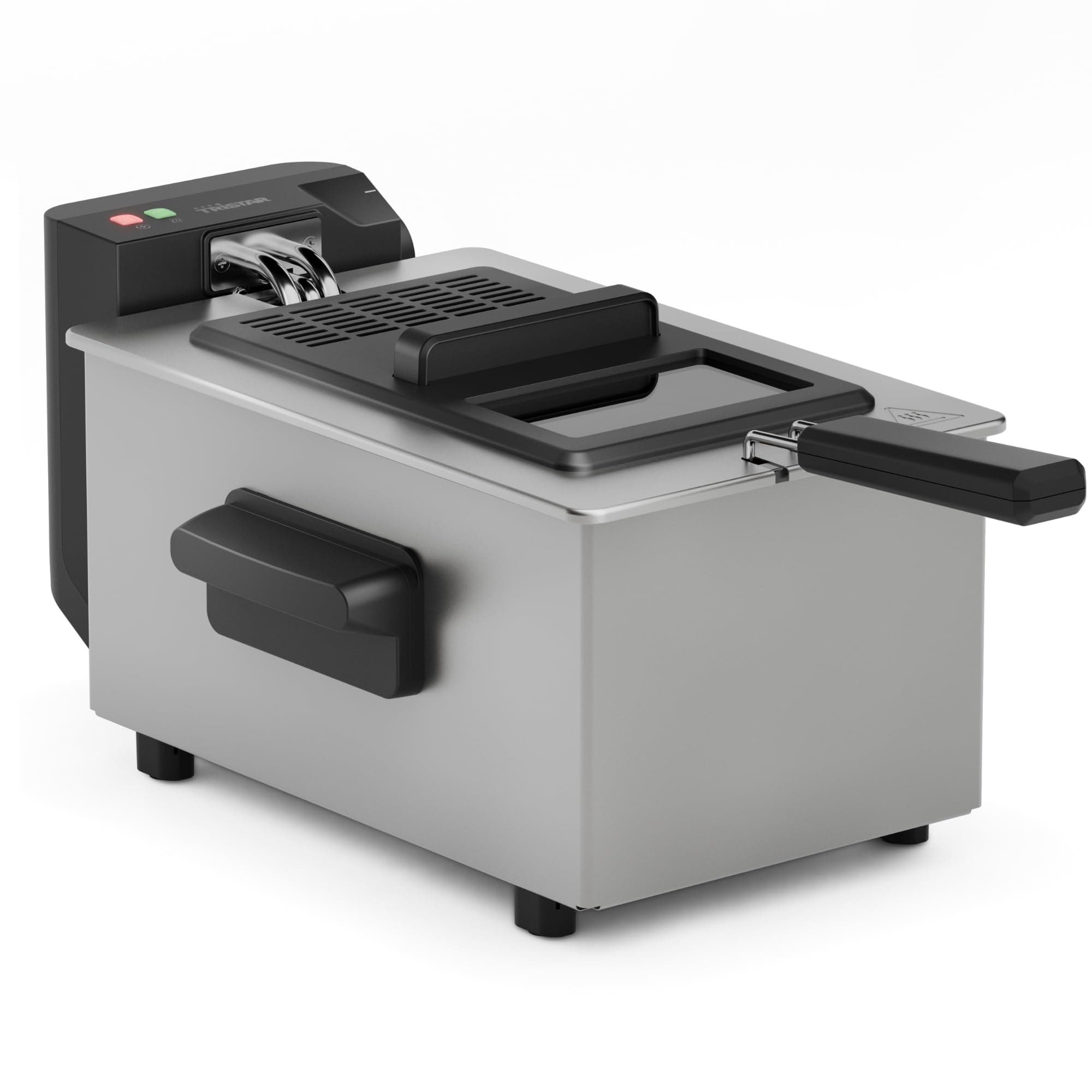 Tristar Fritteuse, 3 Liter, Cool Zone Technologie, Verstellbarer Thermostat bis 190°C, Spülmaschinenfeste Teile, Sichtfenster, Kabelaufbewahrung, Überhitzungsschutz, Kompaktes Design, FR-9327