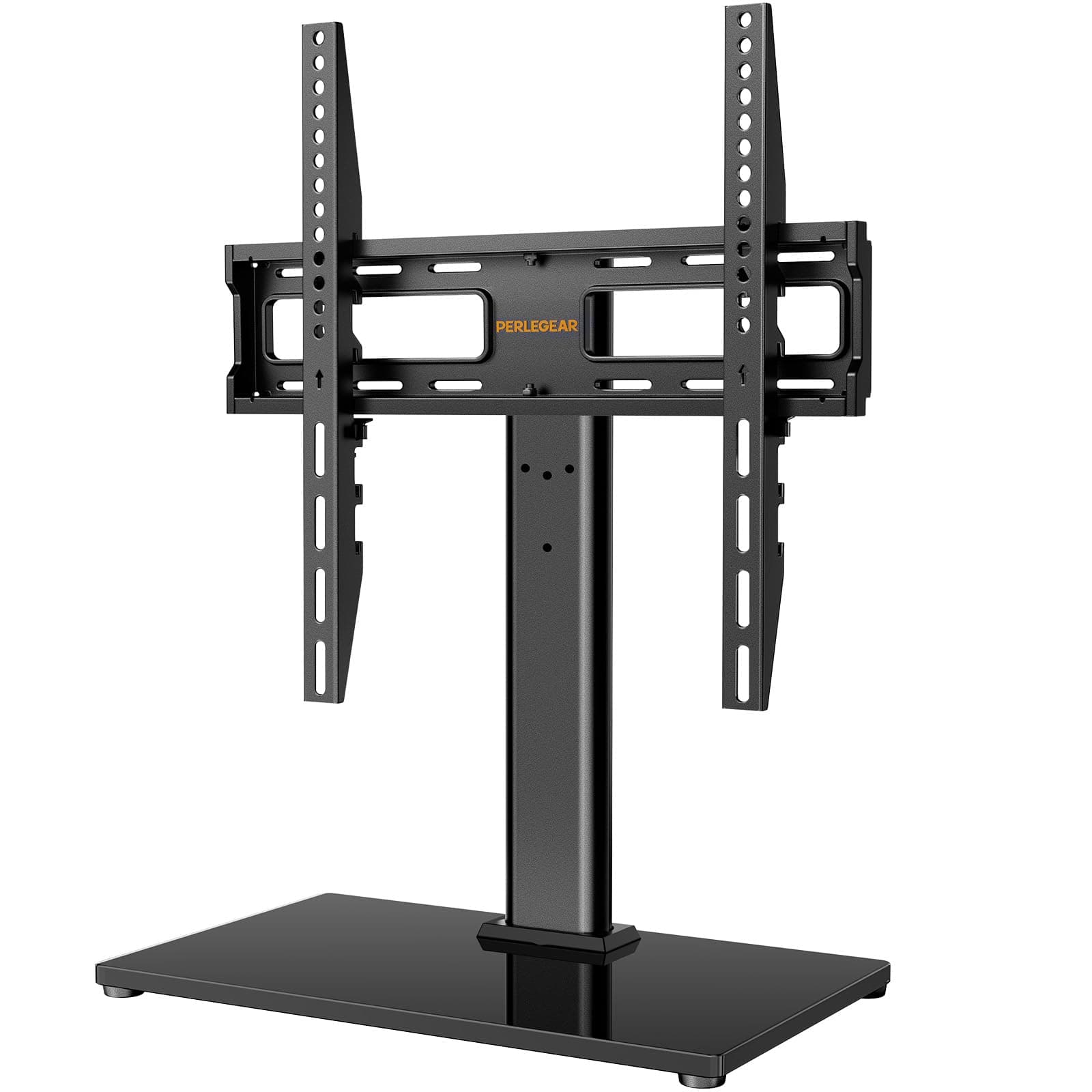 Perlegear Soporte Giratorio para TV Sobremesa Universal para TV de 26-60 Pulgadas - Soporte de TV Ajustable en Altura, VESA máx. 400x400 mm, Máxima de 40kg